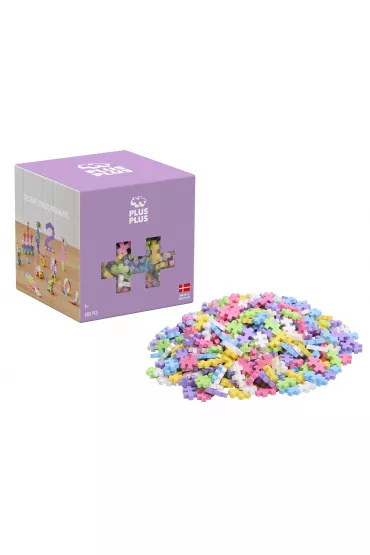 Klocki Plus-Plus Pastelowe 600el