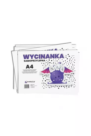 Wektor Wycinanka samoprzylepna A4 10 szt.