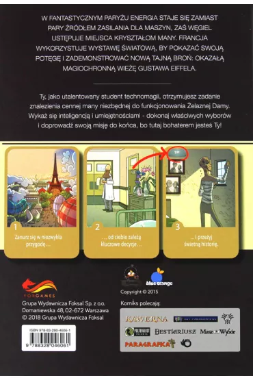 Komiksy paragrafowe Technomagowie - Cetrix, Yuio