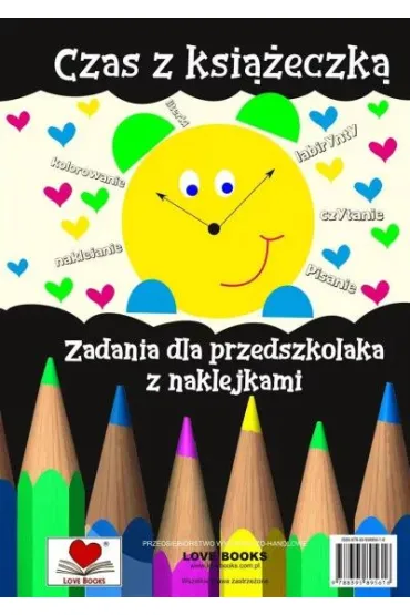 Czas z ksi��eczk�. Zadania dla przedszkolaka z naklejkami - Agnieszka Wile�ska