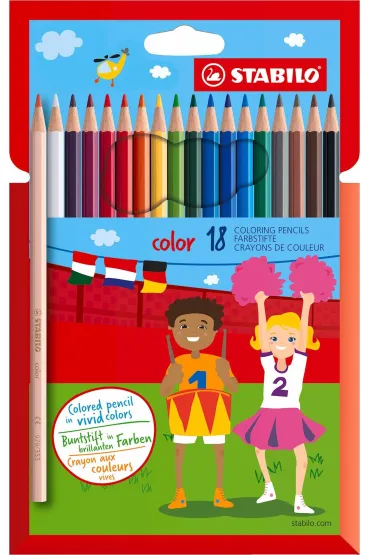 Stabilo Kredki drewniane color 18 szt.