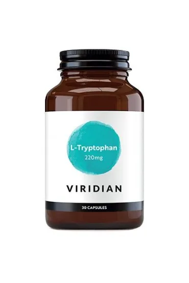 Viridian L-tryptofan - suplement diety 30 kaps.