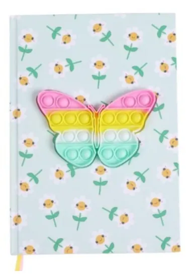 GoParty Notatnik z nadrukiem motyl