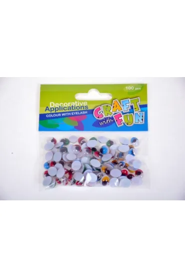 Craft with Fun Ozdoba dekoracyjna oczy owalne(316502)