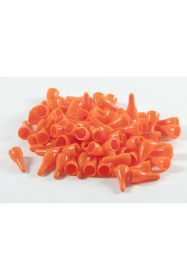 Pionki do gry plastik zwyk�e - pomara�czowe - 100 szt.