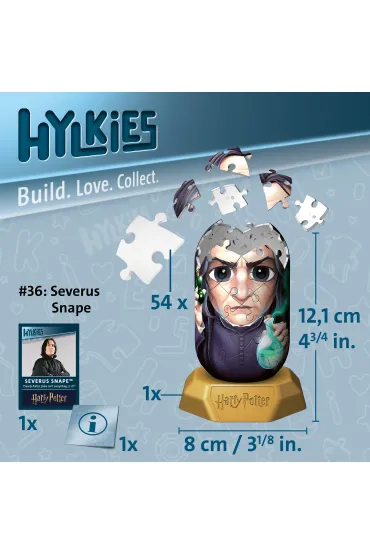 Puzzle 54 el. 3D Hylkies: Severus Snape Ravensburger