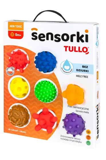 Sensorki Tullo Pi�ki sensoryczne bez dziurki