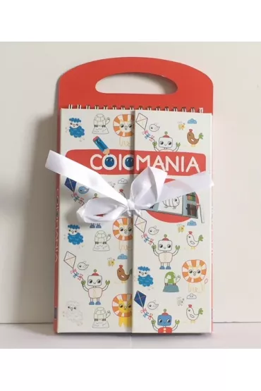 Colomania Ksi��eczka z kredkami czerwona