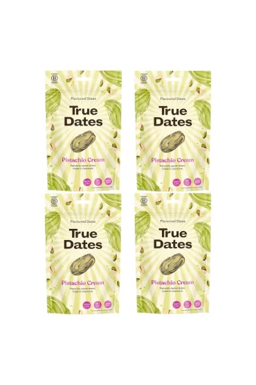 True Dates Daktyle o smaku Pistachio Cream Zestaw 4 x 100 g