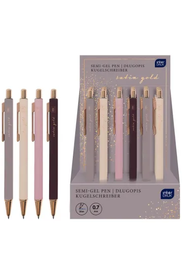 Interdruk INT D�ugopis metalowy Satin Gold