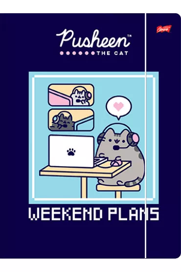Teczka z gumk� A4 Pusheen