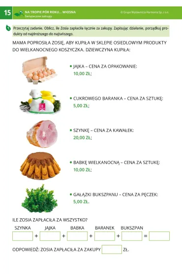 Na tropie p�r roku Wiosna materia�y dla uczni�w z niepe�nosprawno�ci� intelektualn� - Bogumi�a  Bobik, Aurelia  Panicz-Szarleja, Katarzyna  Aptacy