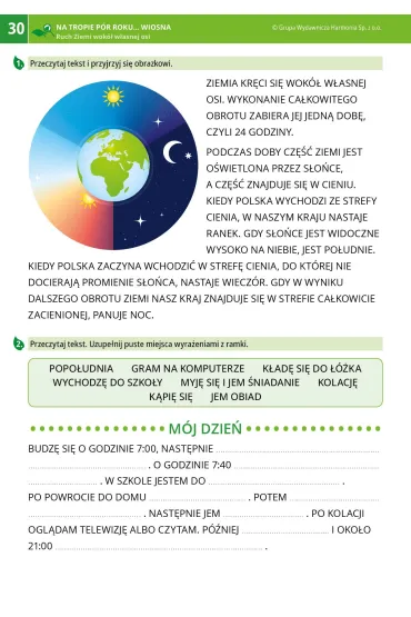 Na tropie p�r roku Wiosna materia�y dla uczni�w z niepe�nosprawno�ci� intelektualn� - Bogumi�a  Bobik, Aurelia  Panicz-Szarleja, Katarzyna  Aptacy