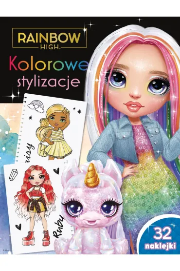 Kolorowe stylizacje. Rainbow High