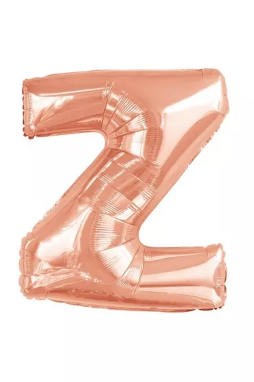 Amscan Balon foliowy litera Z r�owe z�oto 60x86cm