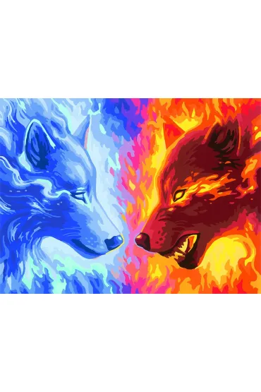 Malowanie po numerach CreArt - Wilki Ravensburger