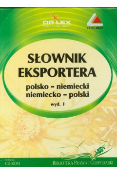 Sownik eksportera polsko-niemiecki niemiecko-polski