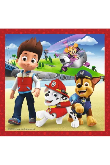 Puzzle 3w1 (20+36+50 el.) Psi Patrol. Weso�e pieski Trefl