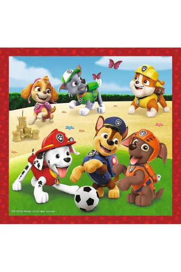 Puzzle 3w1 (20+36+50 el.) Psi Patrol. Weso�e pieski Trefl
