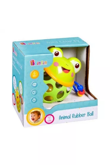 Gumowa kula z grzechotk� �aba BAM BAM 383721