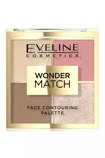 Eveline Cosmetics Wonder Match paleta do konturowania twarzy 02 10 g