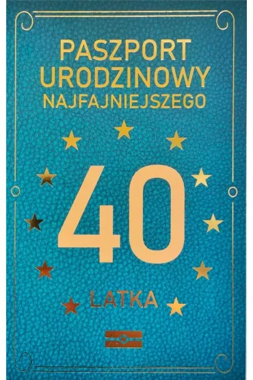 Yeku Karnet Urodzinowy 40 JCX-037