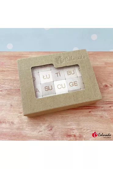 Klocki edukacyjne - Sylaby otwarte (du�e litery)