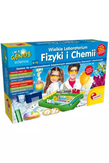 I`m a Genius. Wielkie laboratorium Fizyki i Chemii Lisciani