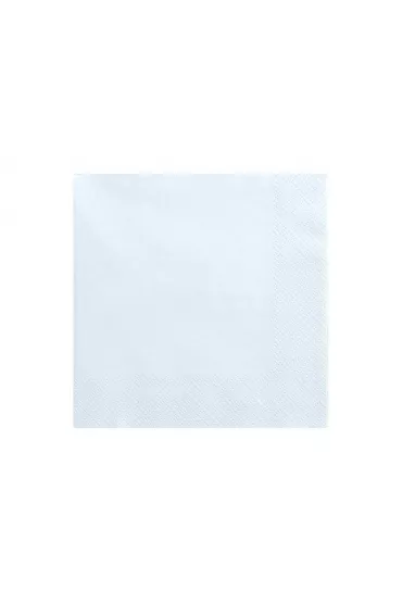 PartyDeco Serwetki tr�jwarstwowe b��kitne 33x33 cm