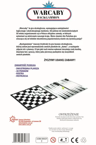 Warcaby i backgammon