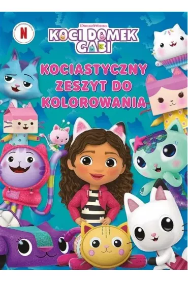 Kociastyczny zeszyt do kolorowania. Koci Domek Gabi