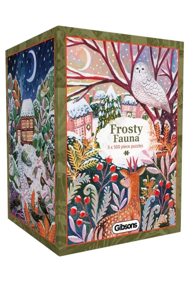 Puzzle 3x500 Mro�na fauna 113700 Gibsons