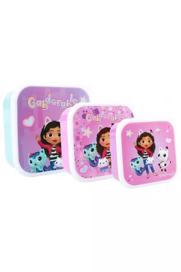 �niadani�wka Snack Box 3w1 Koci Domek Gabi