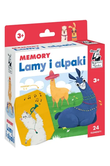 Memory. Lamy i alpaki. Kapitan Nauka Edgard