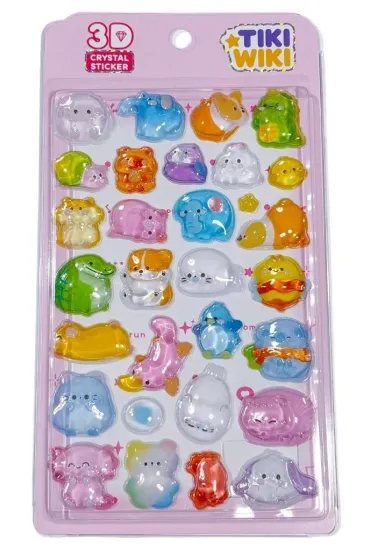 Kiddisvit Naklejki 3D Crystal Zwierz�tka