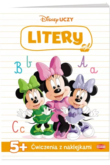 DISNEY UCZY Minnie. �wiczenia z naklejkami Litery