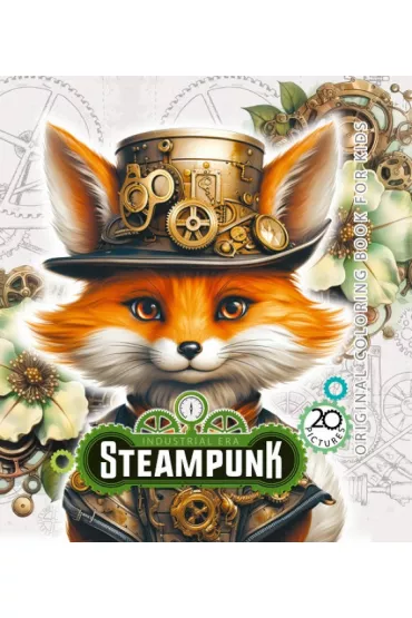 Kolorowanka 160x160 Steampunk Lis