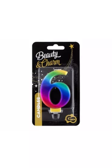 Godan �wieczka cyferka 6 Galaxy PF-SCG6 8cm