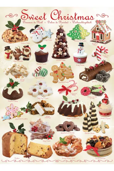 Puzzle 1000 el. Sweet Christmas Eurographics