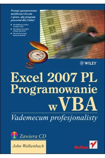 Excel 2007 PL. Programowanie w VBA. Vademecum profesjonalisty - John Walkenbach