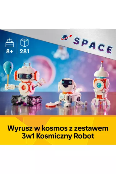 LEGO Creator 3 w 1 Kosmiczny robot 31164
