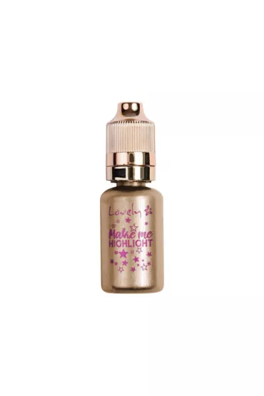 Lovely Make Me Highlight p�ynny roz�wietlacz do twarzy 02 Gold 17 ml