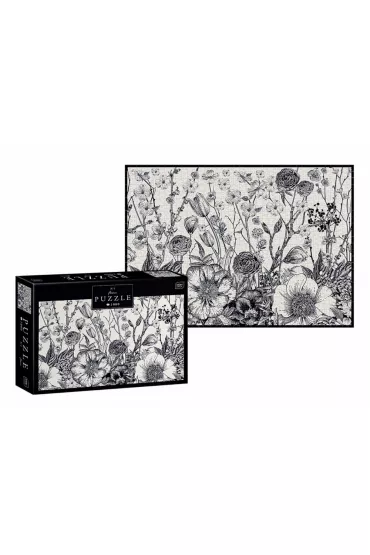 Puzzle 1000 el. Flowers 1 Interdruk