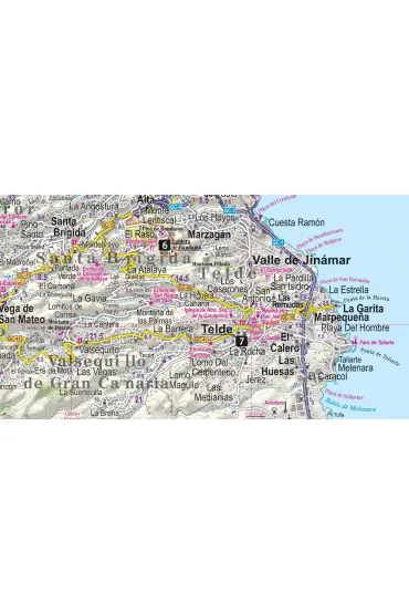 Gran Canaria map&guide PL laminat 2024 - Agnieszka Waszczuk