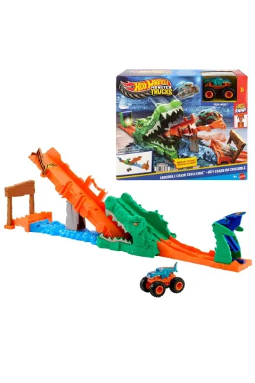Hot Wheels Monster Trucks Crocodile Crash PS Mattel