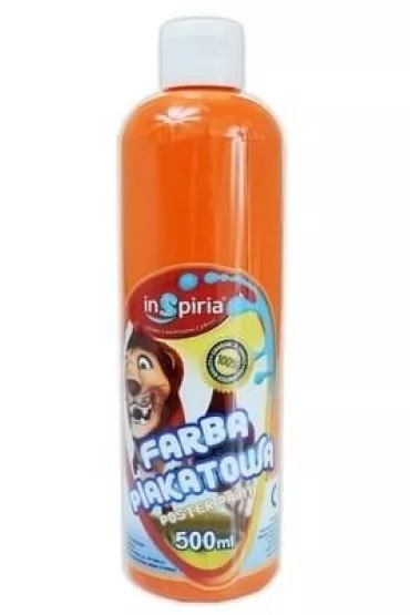 InSpiria Farba plakatowa pomara�czowa 500 ml