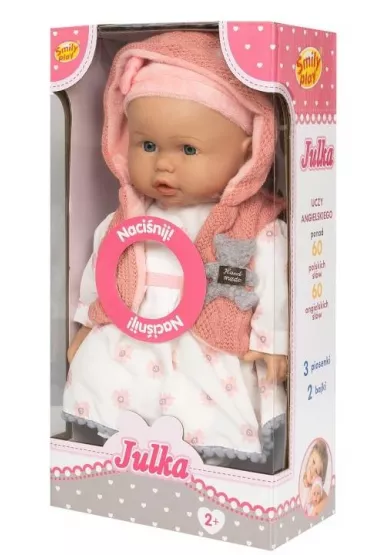 Lalka Julka bobas 32cm Smily Play