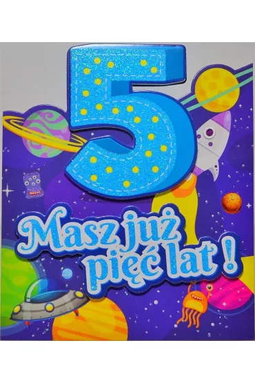 Yeku Karnet Urodziny 5