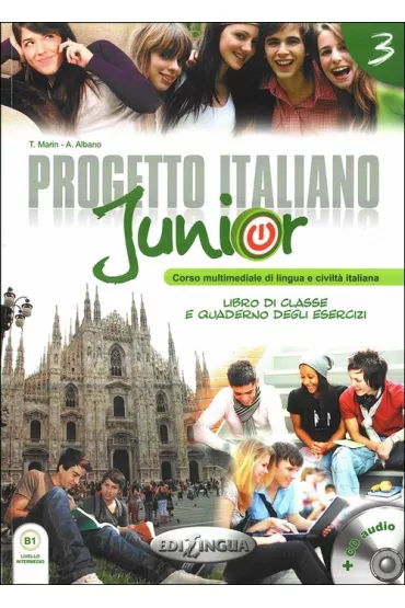 Progetto italiano junior 3 podr�cznik + �wiczenia + Audio CD - A. Albano, T. Martin