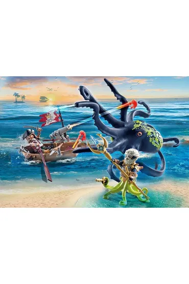 Playmobil Pirates Walka z gigantyczn� o�miornic� 71419
